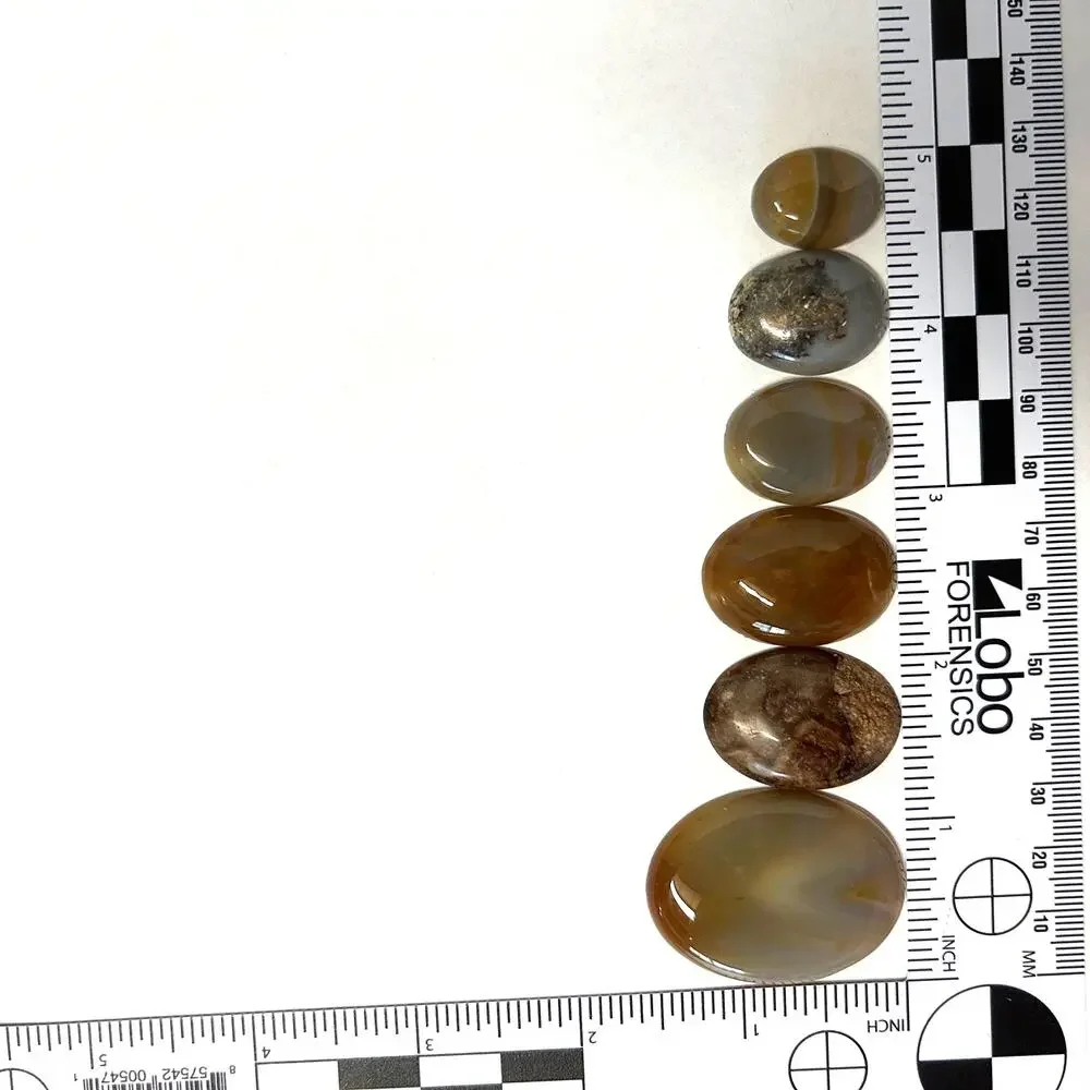 Asssorted Agate Cabochons For Jewely‎ Making Lot of 21